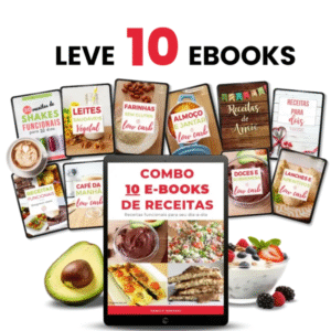 COMBO FIT: 10 E-books de Receitas Funcionais e Saudáveis